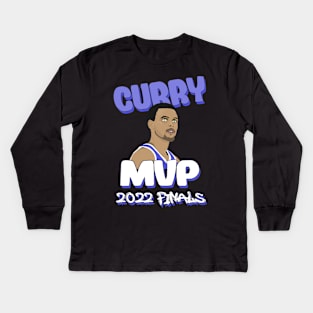 Steph Curry finals MVP Kids Long Sleeve T-Shirt